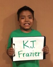 KJ Taking his photo for his Volunteer Team I.D. Badge